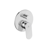 Baterie cadă-duș încastrată Ideal Standard Ceralife O, 2 funcții, crom